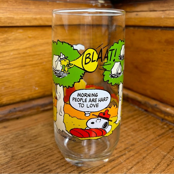 Vintage Camp Snoopy Collection x McDonald’s Drinking Glass - Picture 1 of 10